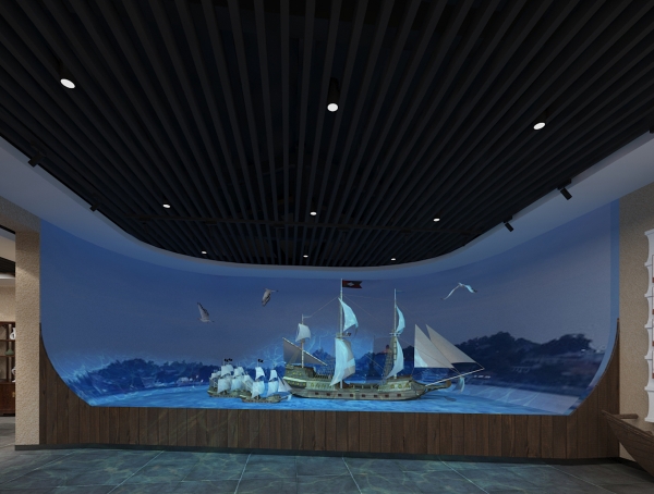海南文化展馆设计——砣矶岛非物质文化遗产展览馆